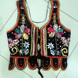 Polish Folk Art Krakow Vest
